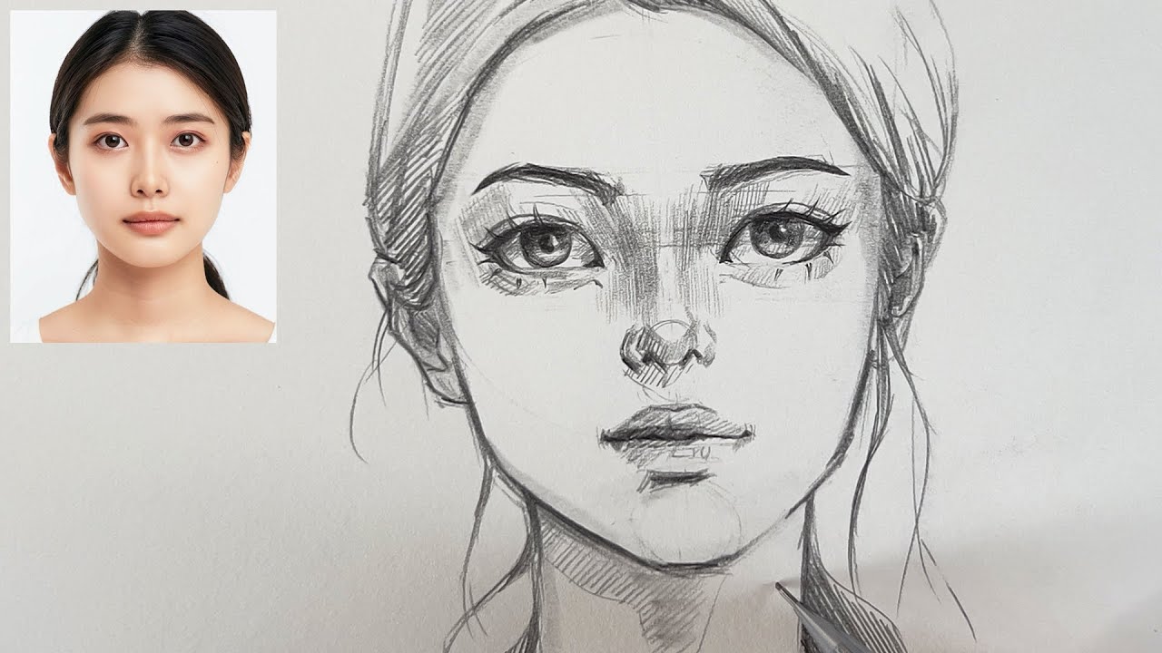 Drawing a Beautiful Face