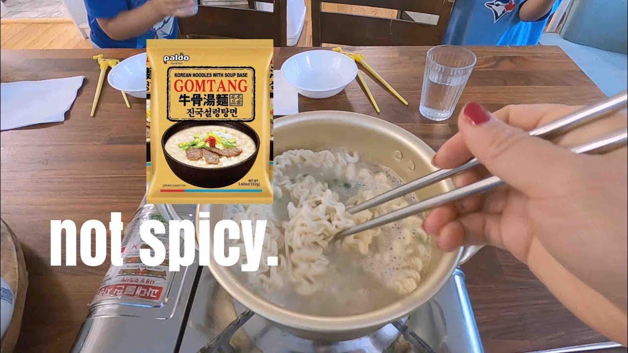 Korean GOMTANG Ramyun | Non Spicy Instant Noodles