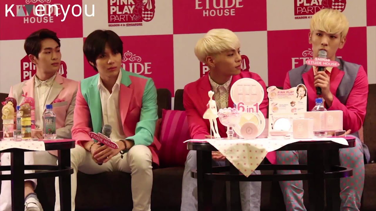 SHINee Etude House Pink Play Party Press Conference