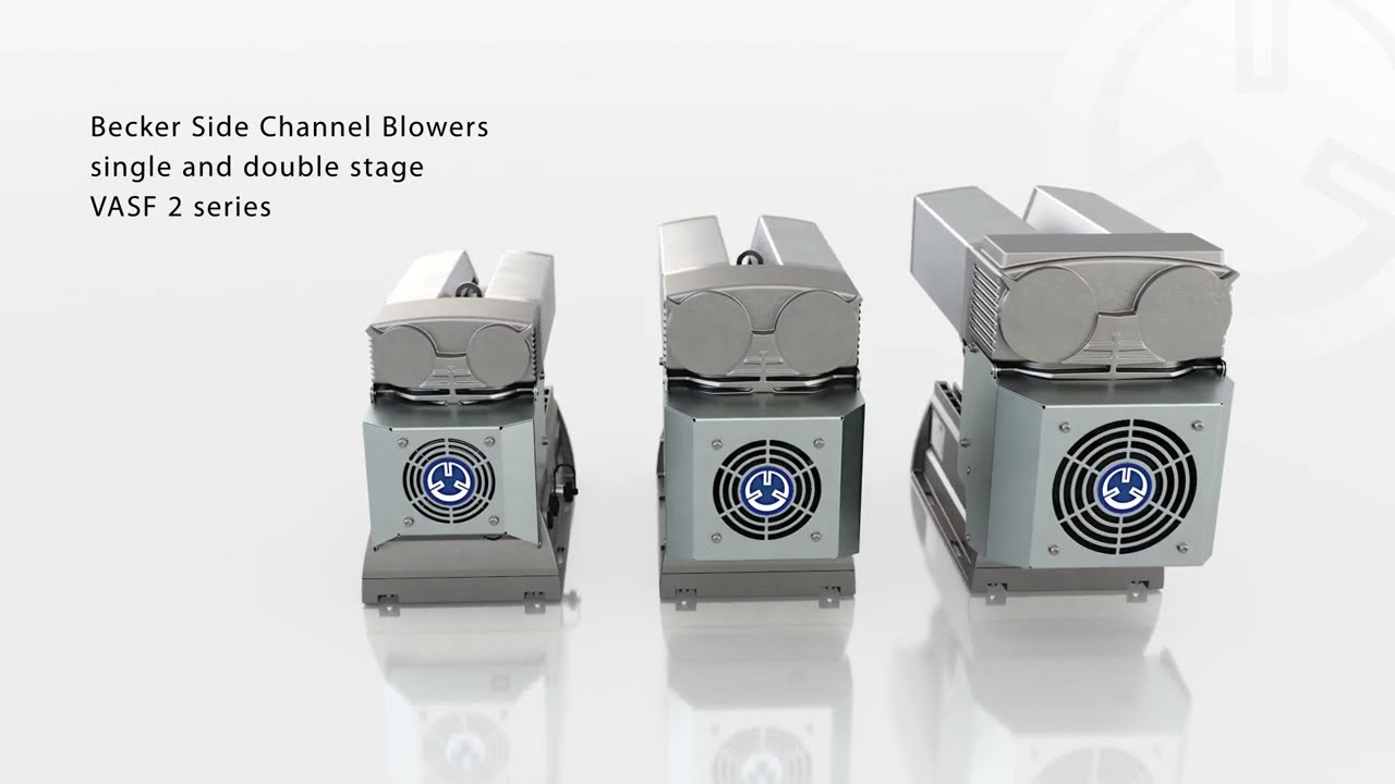 Becker VASF 2 Side Channel Blowers - one of the most efficient blowers in the market!