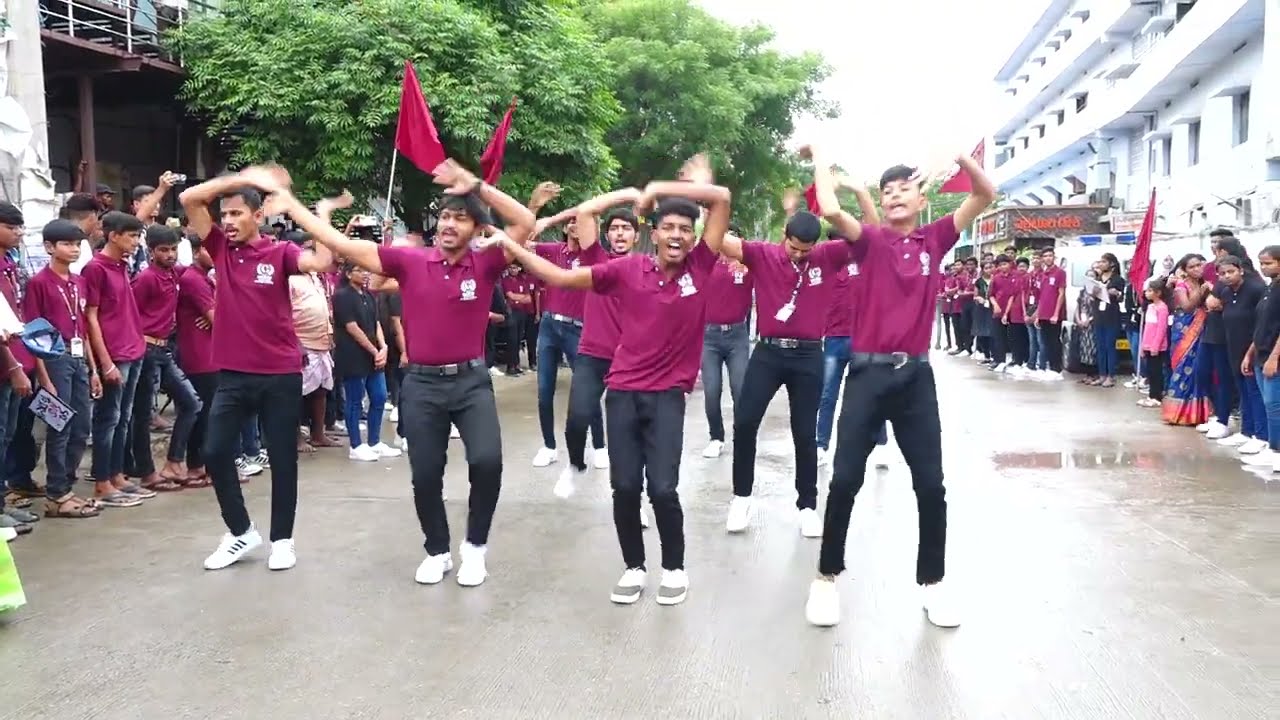GEETHAM JUNIOR COLLEGE FLASH MOB ON SAY NO TO DRUGS