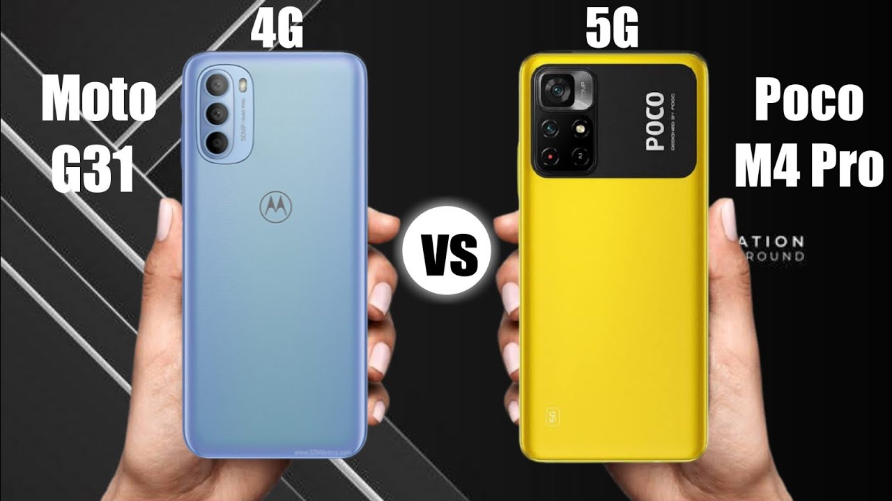 Motorola G31 vs Poco M4 Pro