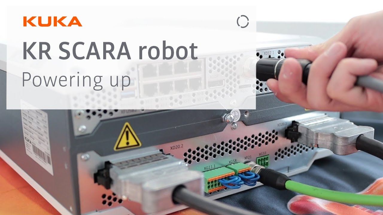 Включение робота KUKA KR SCARA