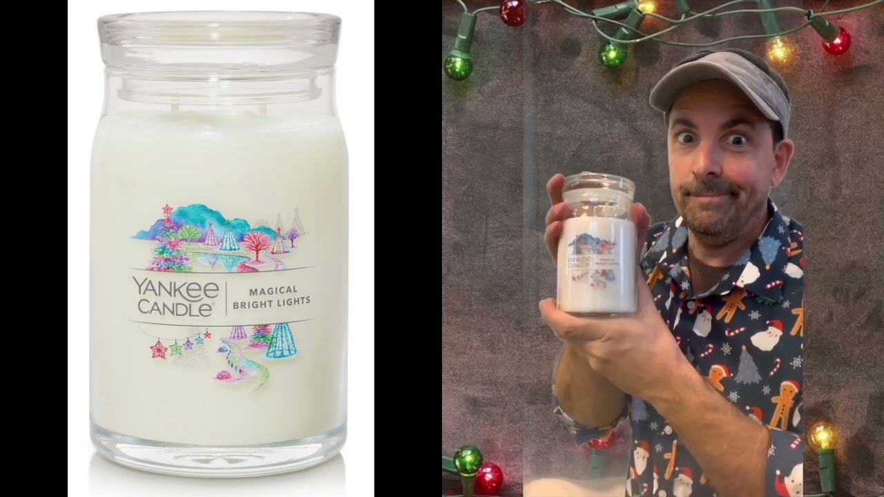 Yankee Candle: MAGICAL BRIGHT LIGHTS REVIEW: Tom's Candle Reviews