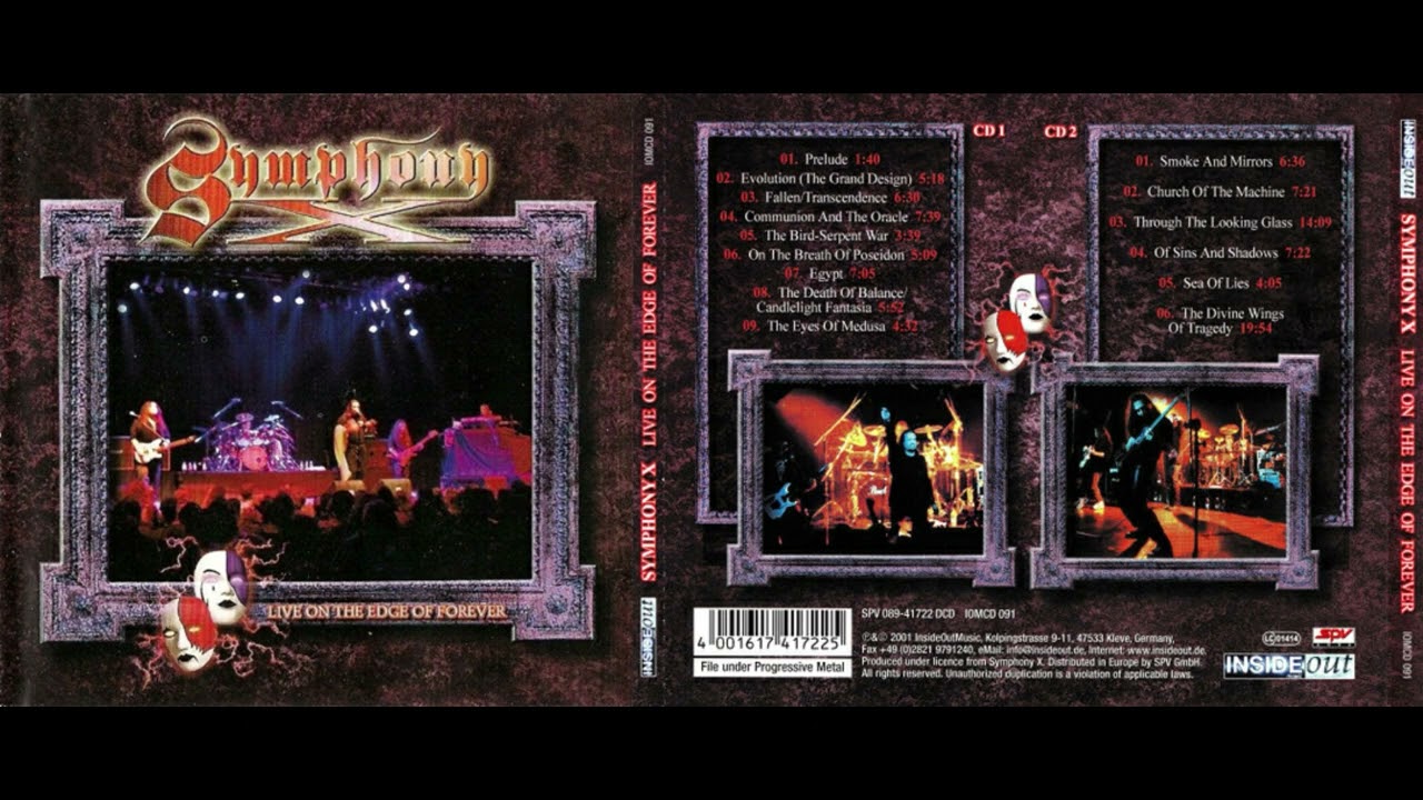 Symphony X &ndash; Live On The Edge Of Forever