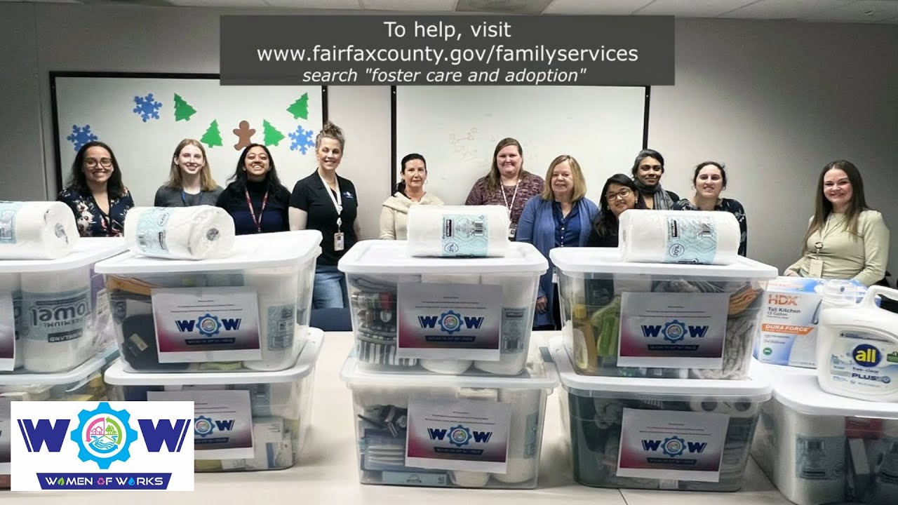DPWES Packs Care Baskets for DFS Foster Families