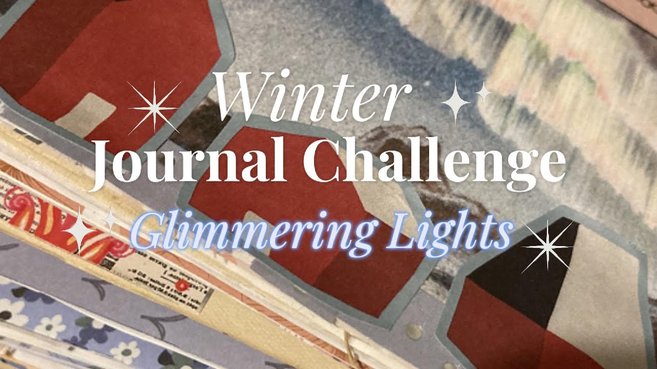 Winter Journal Challenge | Junk journal ideas, inspiration, winter journal