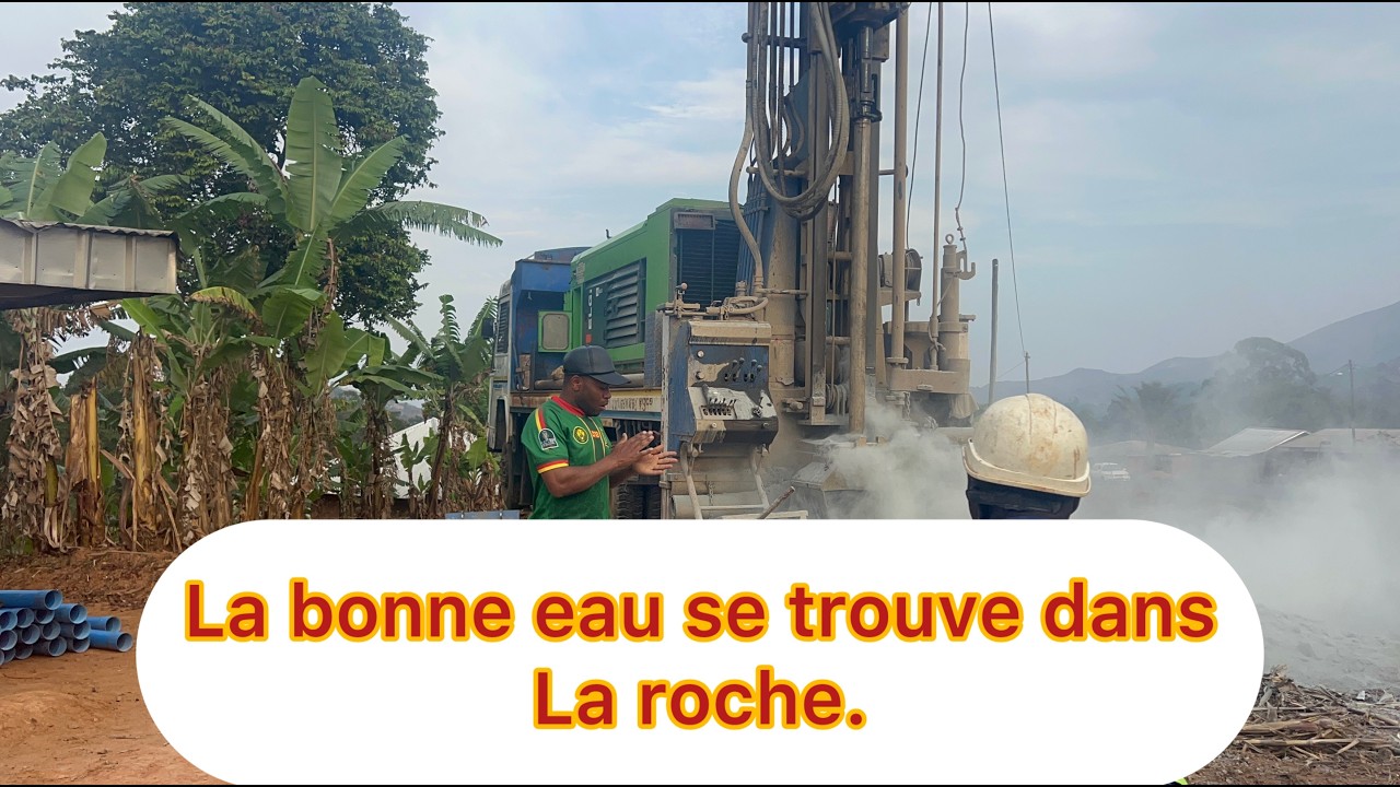 La bonne eau se trouve dans la roche