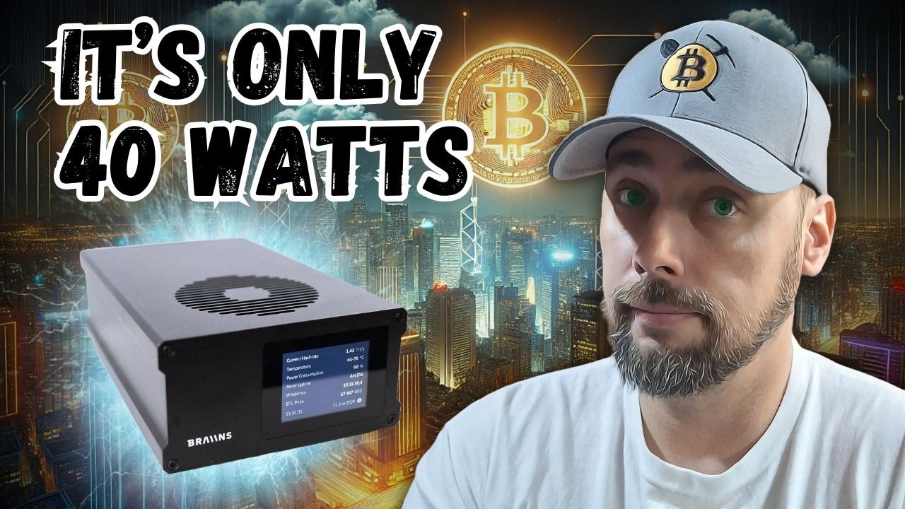 Solo Bitcoin Mining with Braiins BMM100: 1 Terahash at Just 40 Watts!