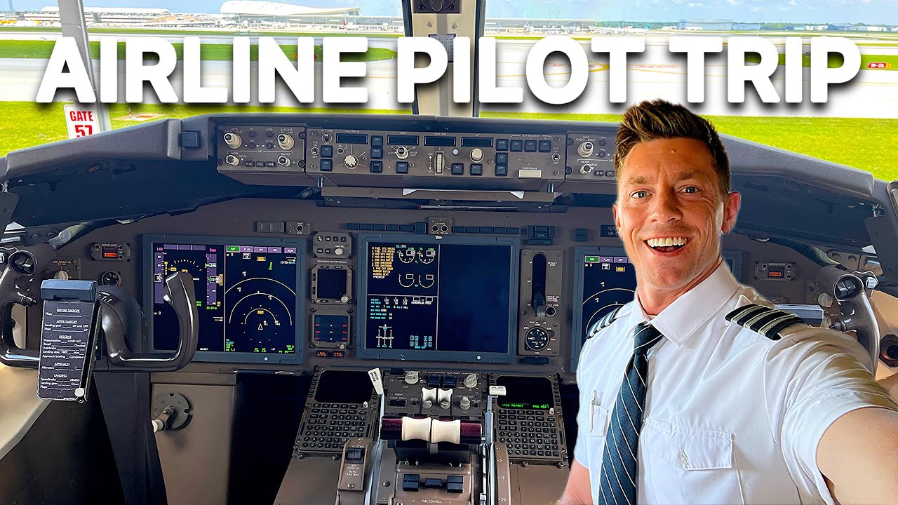 Exclusive Airline Pilot Views | Trip in the Life