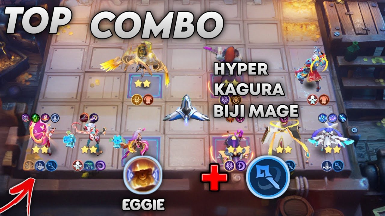 Top Combo Hyper Kagura + Commander Eggie !! | Magic Chess Go Go
