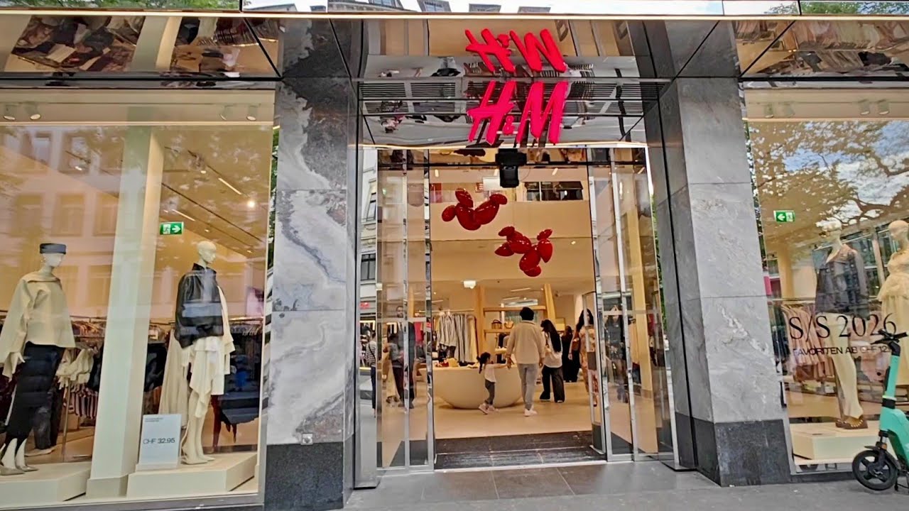 H&M Bahnhofstrasse Z&uuml;rich Switzerland Store Tour | H&M New Collection 2026 | H&M Haul #hm #shopping 