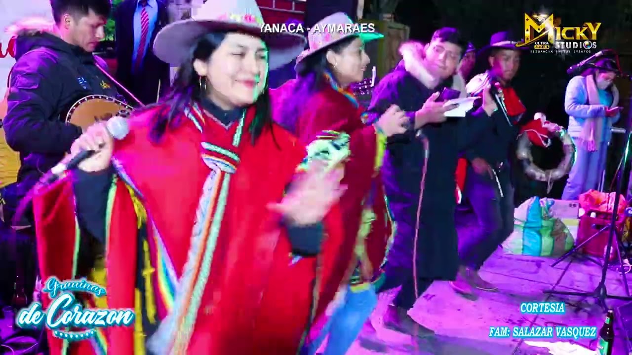 Grauinas de corazon EN FIESTA PATRONAL PATRON STGO DE YANACA AYMARAES 2024 FAM. SALAZAR VASQUEZ