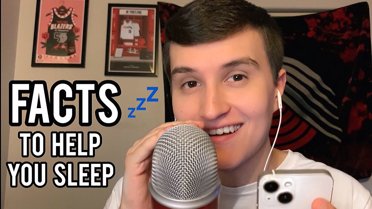 ASMR Whispering Random Facts To Help You Sleep 💤