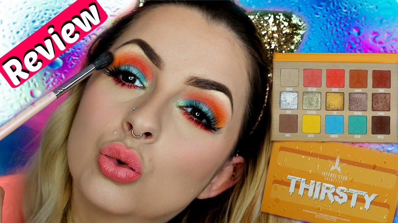 *HONEST* Jeffree Star THIRSTY Palette lewwwk & swatches ♥
