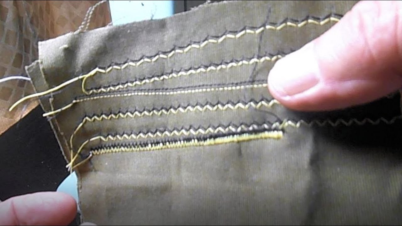 Double Needle Stitch Test on a Singer Model 338