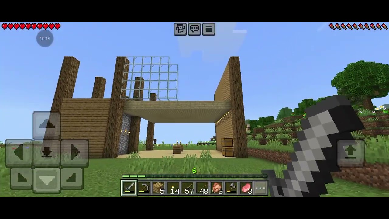 Jogando minecraft. Nova série de minecraft