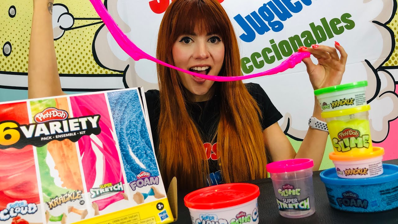 Nuevo Play-Doh Slime Variety 6-Pack Woow  ► Juegos Juguetes y Coleccionables