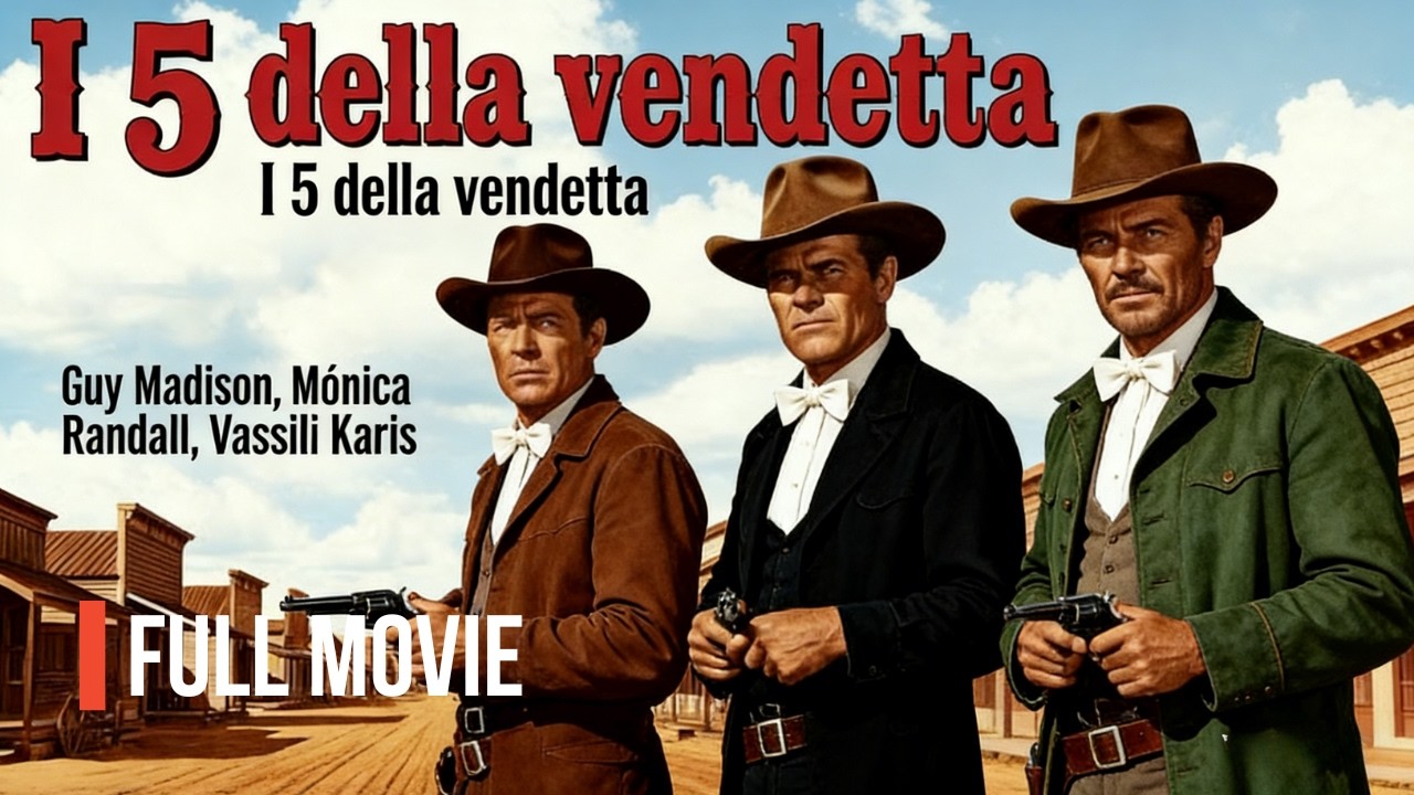 I 5 della vendetta (1966) | Five for Revenge | Best & Classic Western Movie | 4K HD