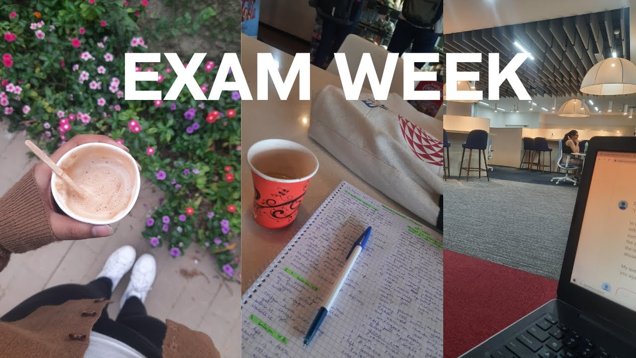 mid-sem exam week || study VLOG (a lot of coffee and deadlines) 🍂 || Ashoka Univeristy
