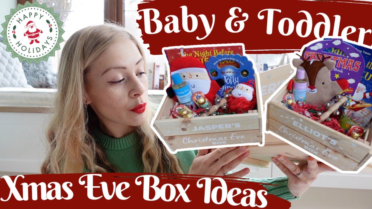 BABY/TODDLER CHRISTMAS EVE BOX IDEAS | What's In Our Baby's Xmas Eve Box | Xmas Eve Boxes & Reaction