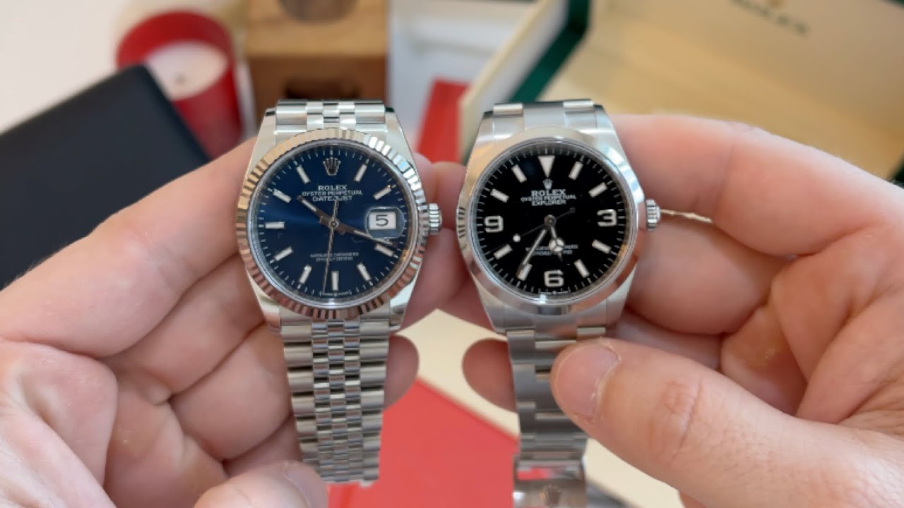 Сравнение Rolex Explorer 36 124270 и Rolex DateJust 36mm 126234 — вопрос о правильном размере кор...