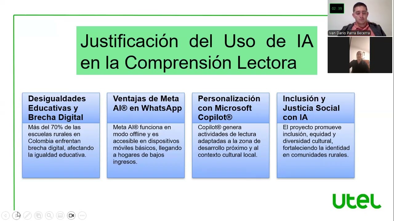 Exposicion final tecnologia educativa, doctorado en educacion 2026 utel,