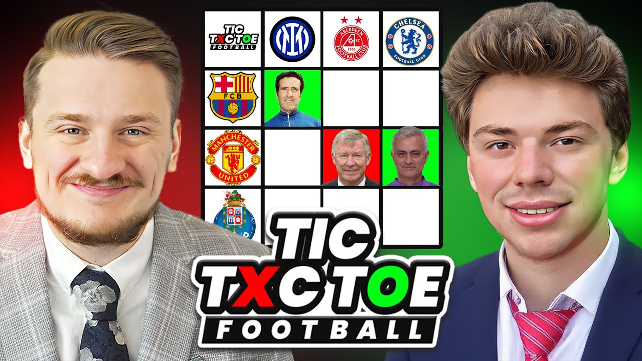 FOOTBALL MANAGER TIC TAC TOE VS FOOTBALL GENIUS