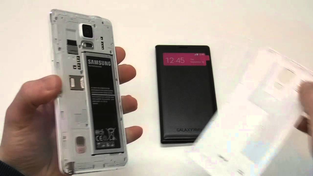 Custodia S-View Wallet originale Samsung per Galaxy Note 4 N910F