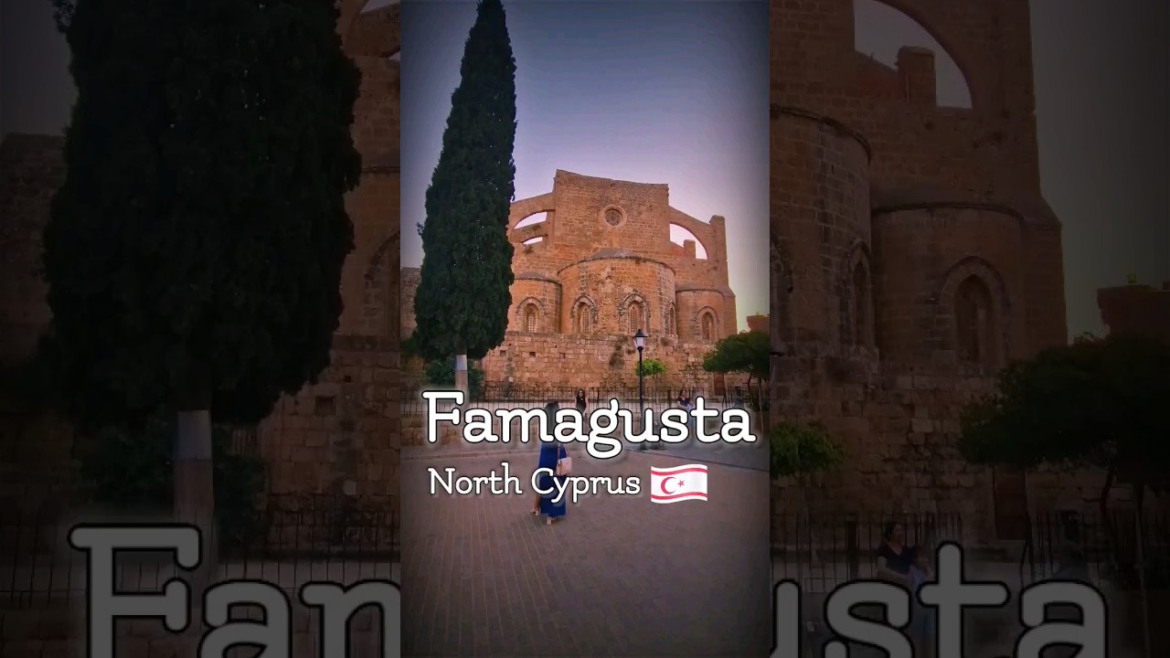 St. Peter & St. Paul Cathedral in Famagusta Walled City, North Cyprus,  #short #shrots #shortvideo