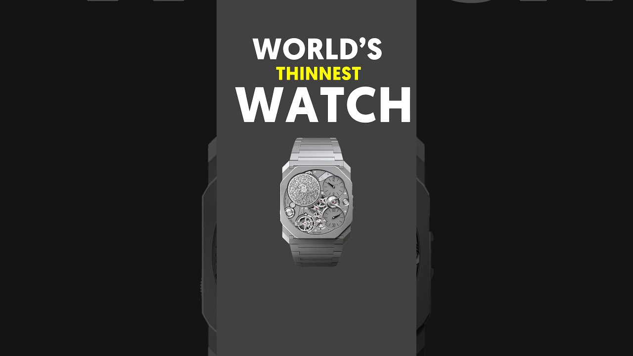 World's Thinnest Watch: A Luxurious Marvel by Bulgari 