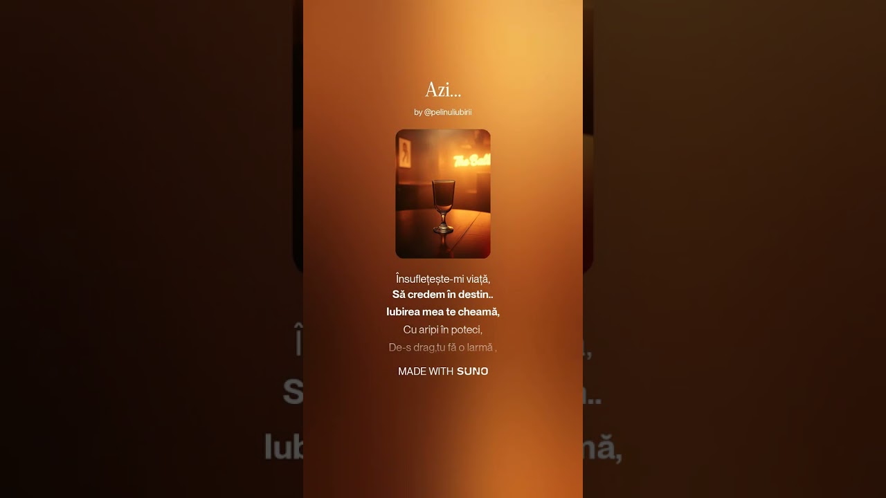 Azi (Versuri :Diaconu Liviu Aurel ) Muzica :Suno Varianta A 3 a