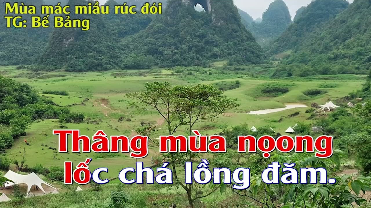 karaoke phong slư [ Mùa mác miầu rúc đói [ TG: Bế Bảng @apovanhoaviet1142