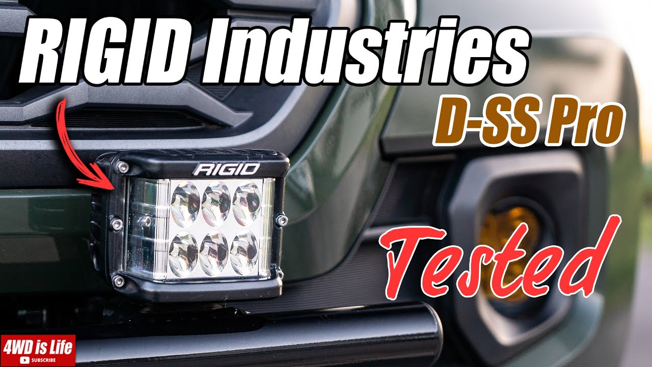 Испытание светодиодных фонарей Off-Road LED Light Pods &mdash; Rigid Industries D-SS Pro