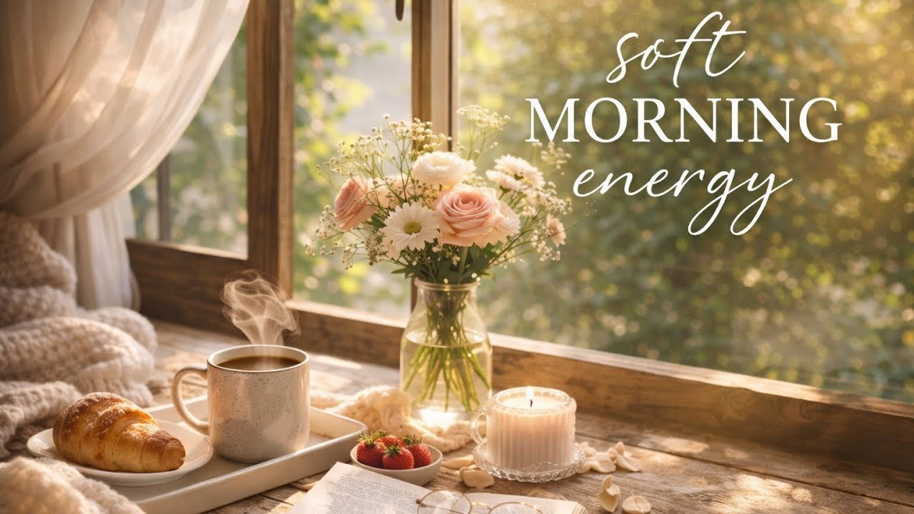 Soft Feminine Morning Energy 🌸 | 1 Hour Aesthetic Instrumental #grwm #femininevibes #luxurymusic 