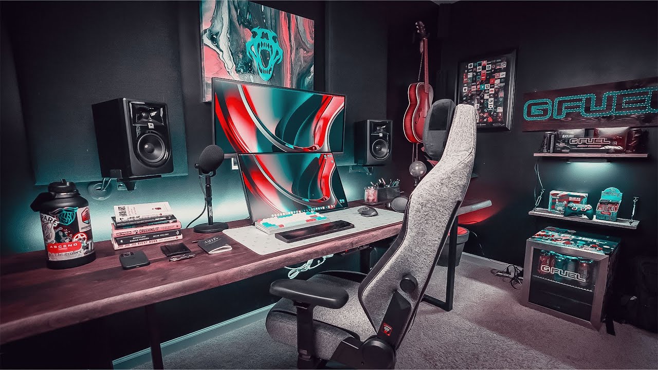 My $35,000 DREAM Gaming & Desk Setup Tour for 2023 | Cozy, Creative, Minimal