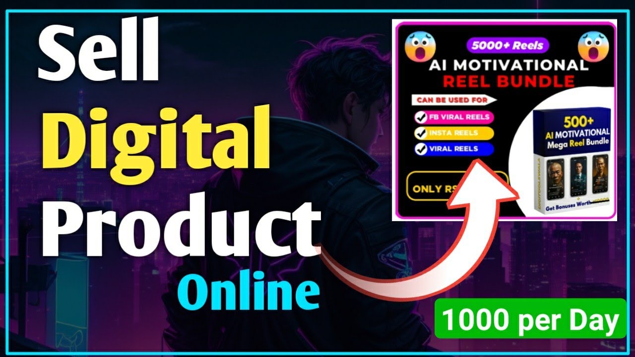 How To Sell Digital Product online | Ai Reels Bundle #chatgpt #ytstudio