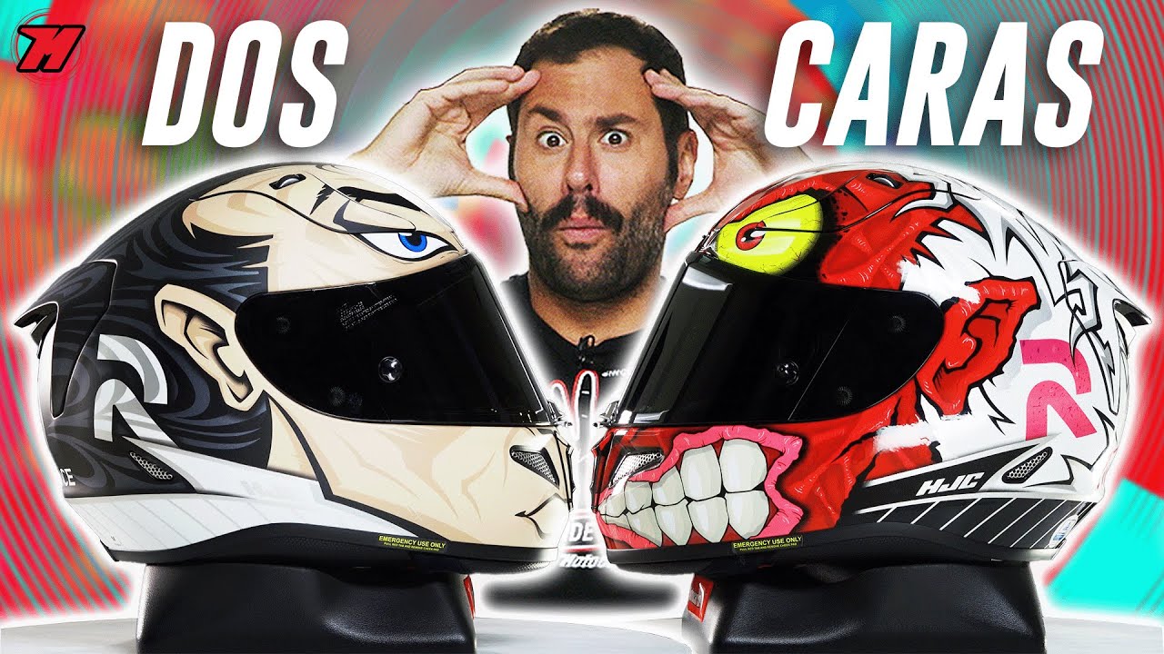 Casco moto de DOS CARAS 👿 ¡El casco de moto MÁS LOCO!