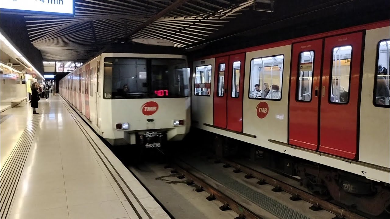 Metro Barcelona L4 Llucmajor (TMB) 2100 y 9000