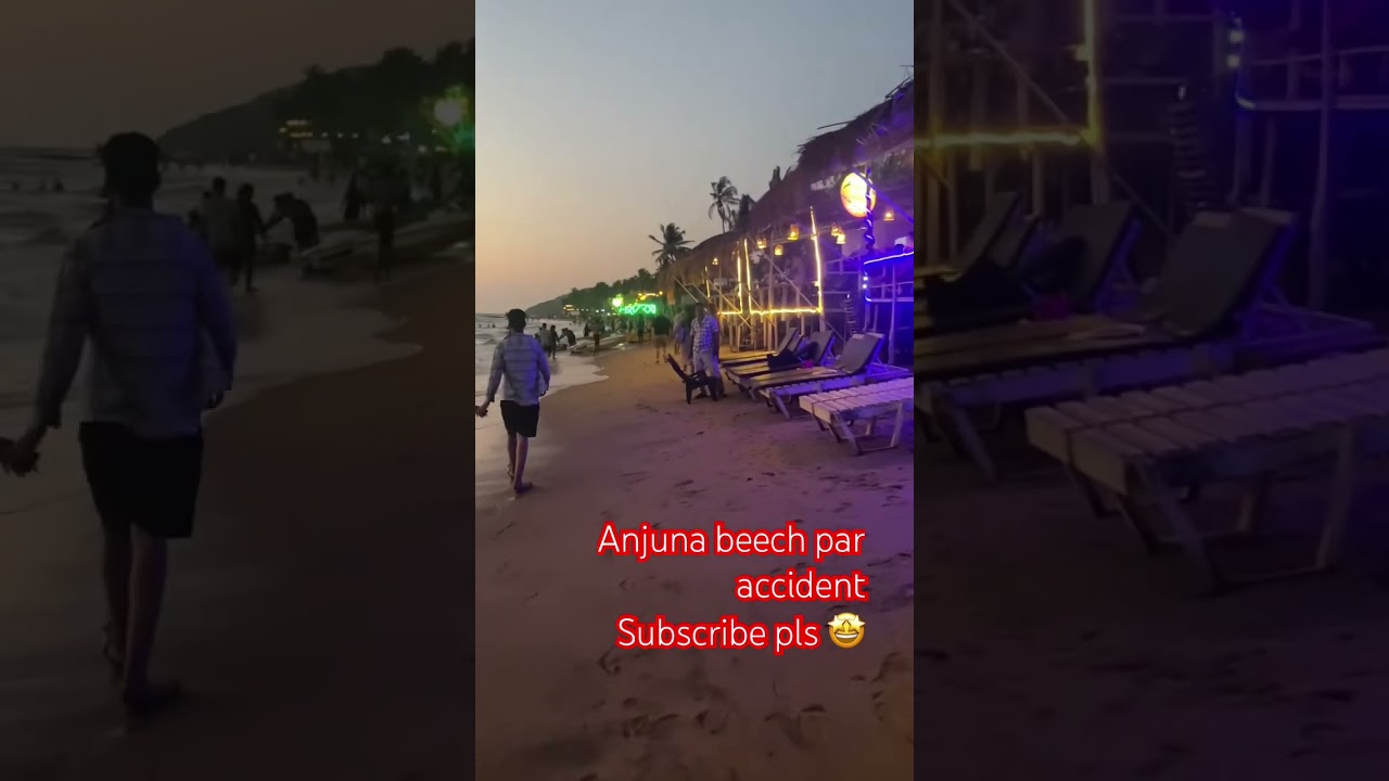Goa anjuna beech par accident #goa #viral #shorts #short #shortvideos #shortsvideo #ruhelazfitness