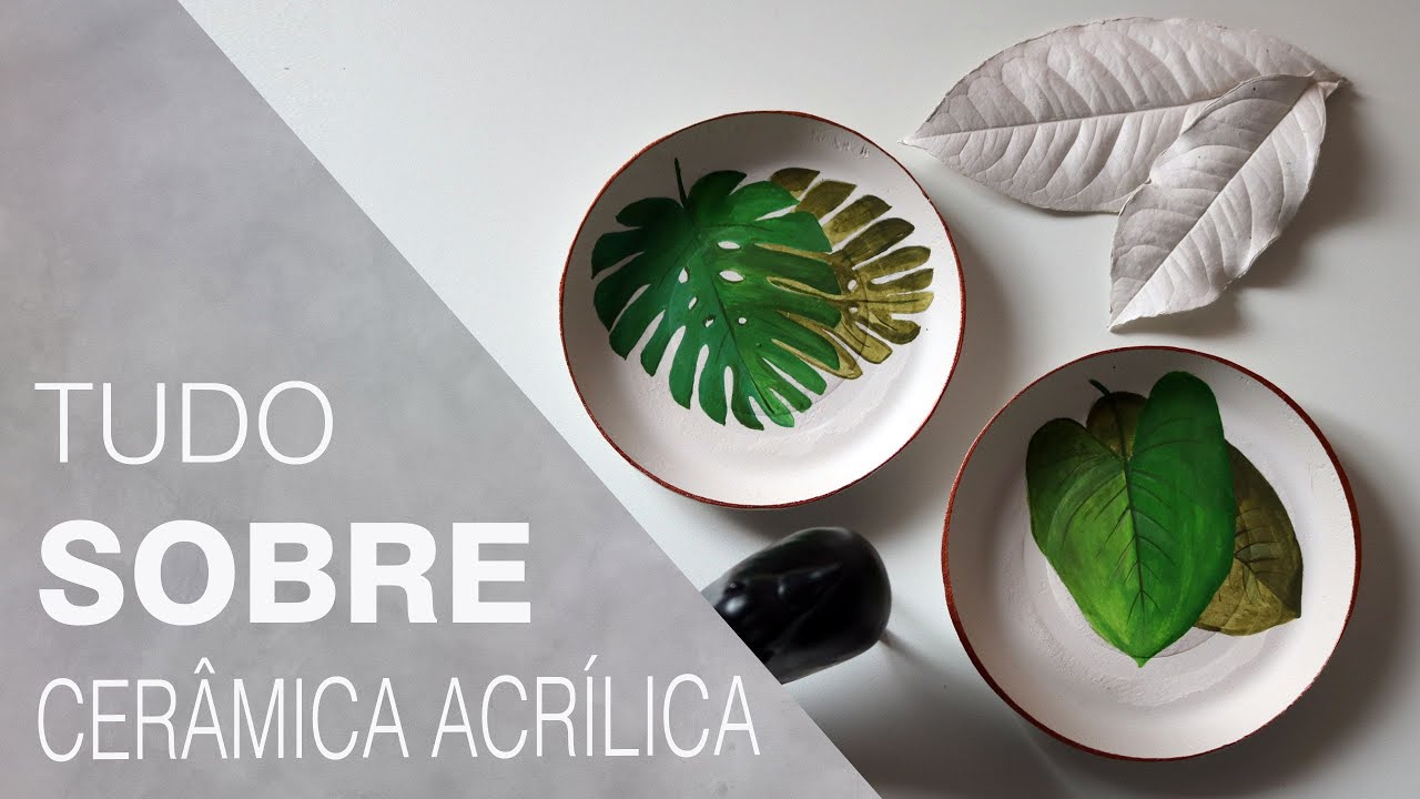 Aprenda a usar massa de cerâmica acrílica | Não precisa de queima