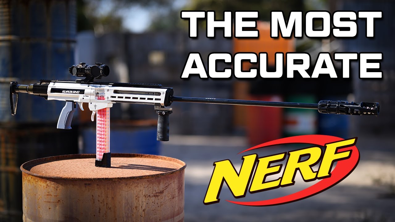 The WORLDS Most Accurate NERF SNIPER!