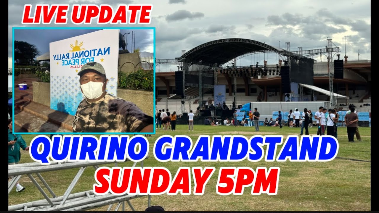 QUIRINO GRANDSTAND UPDATE SA INC RALLY BUKAS