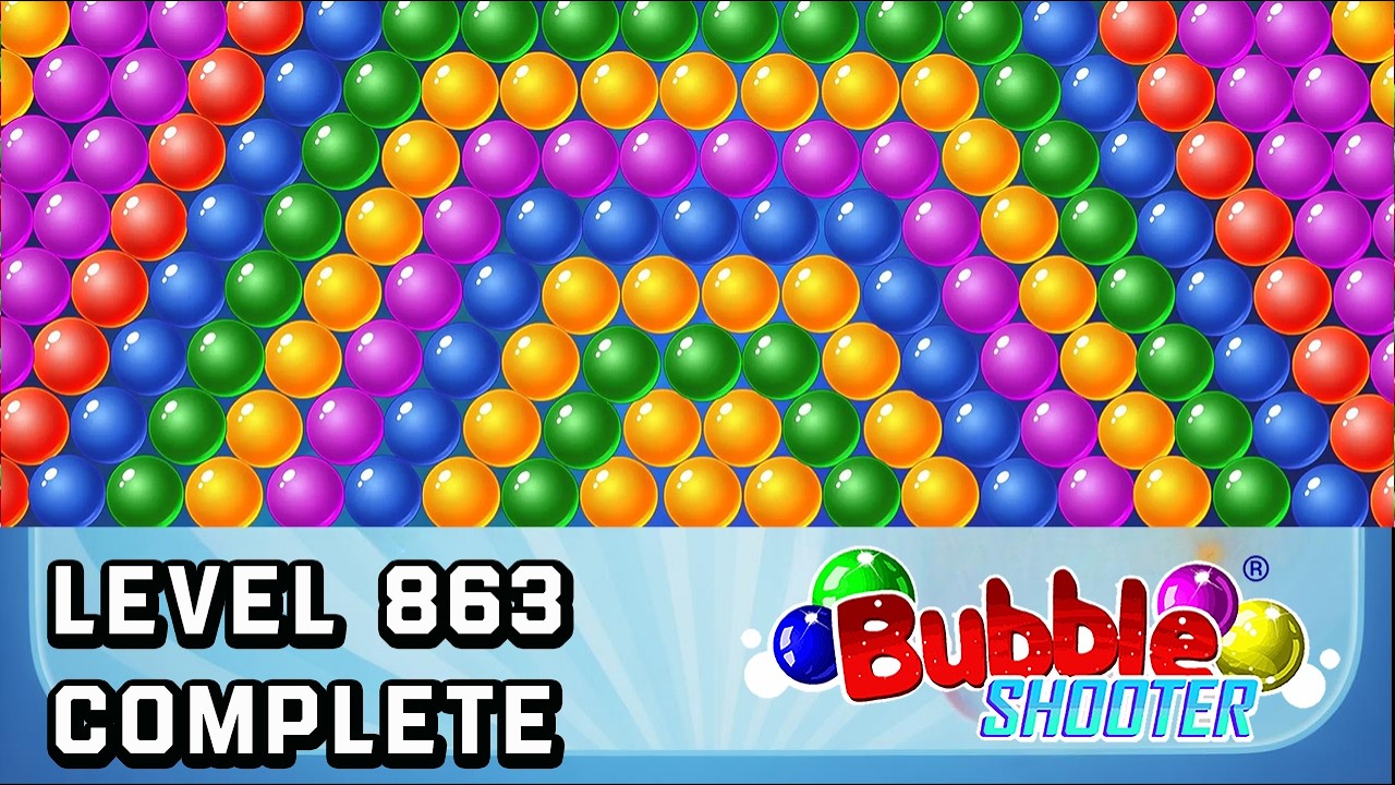 🔥 Bubble Shooter Classic Pop 🟢 Level 863 – Step-by-Step Guide to Victory 🎯 Bubble Shooter Game Play