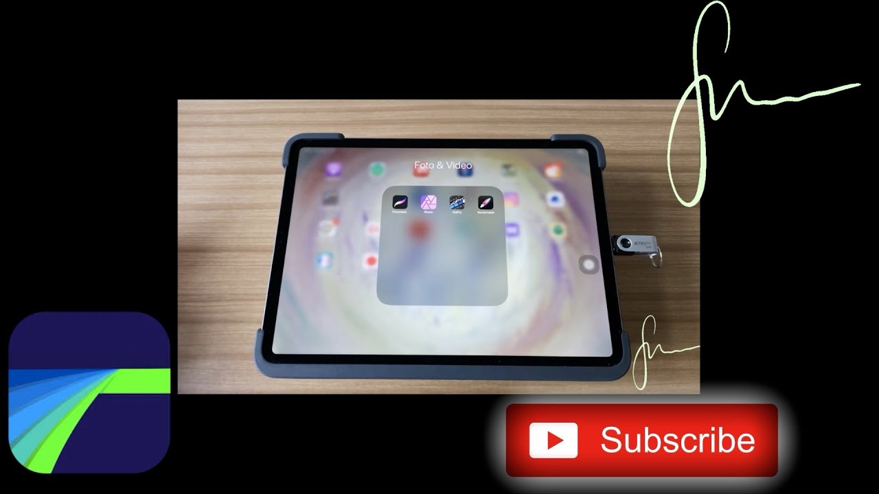 Tutorial Animated Signature Watermark Logo in LumaFusion