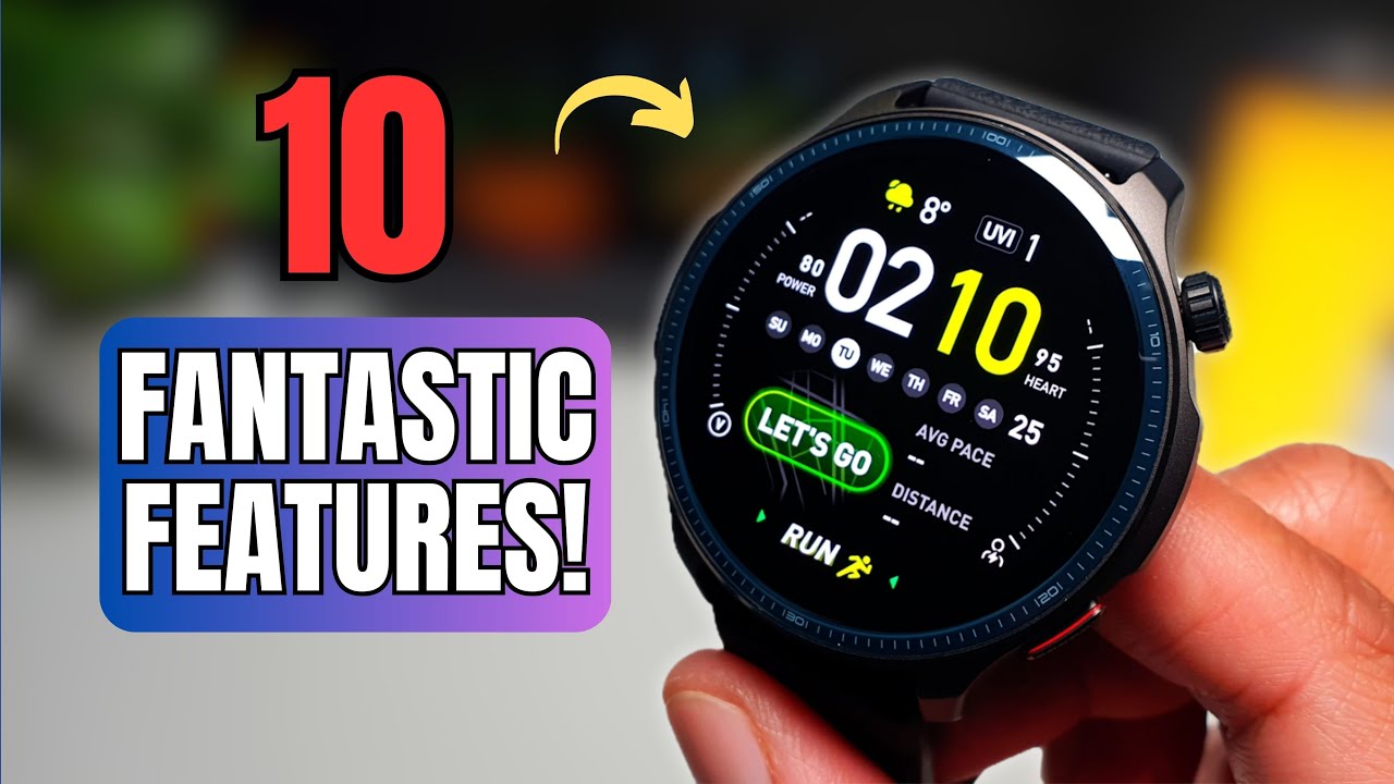 10 мощных функций, которые отличают Amazfit Balance 2 от других устройств.