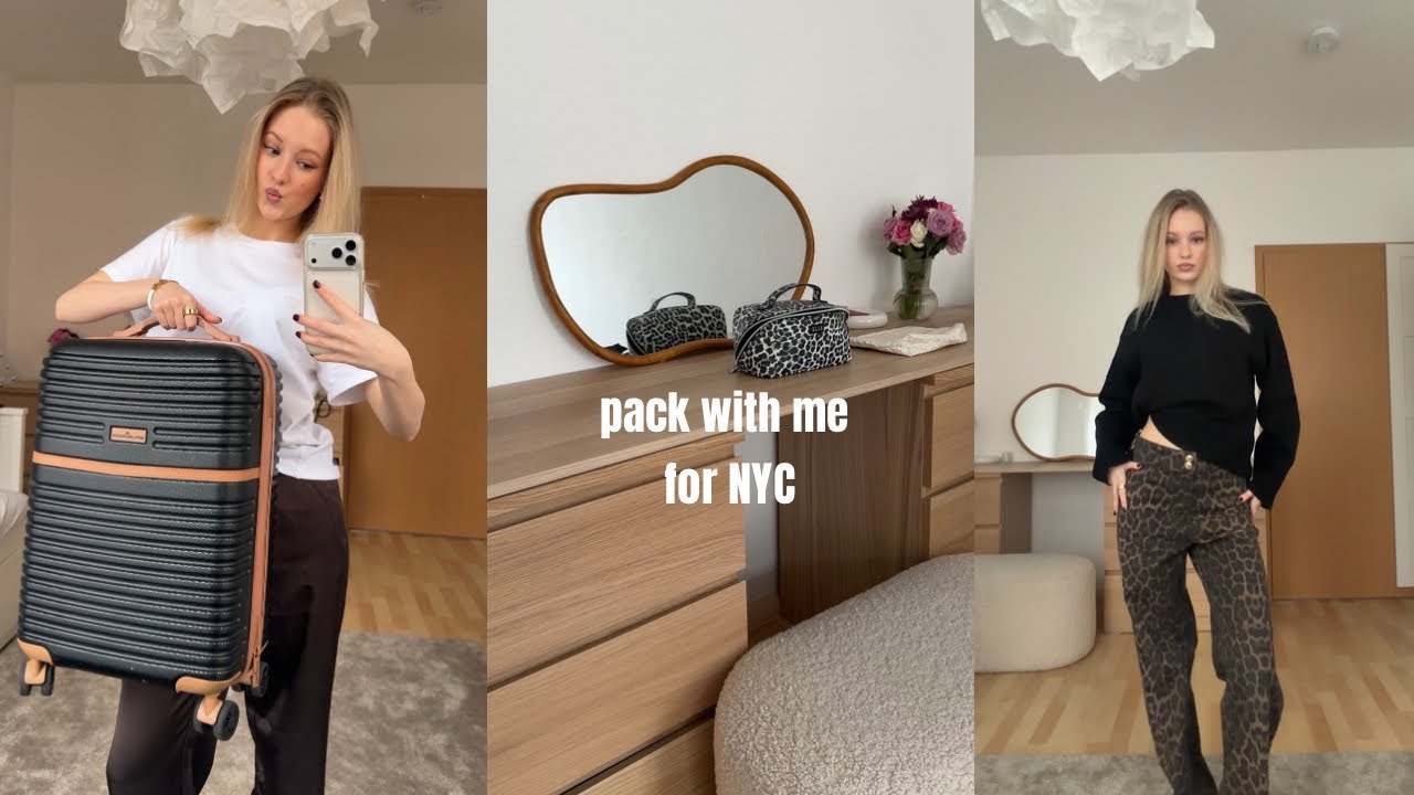 pack with me for NYC 🗽✈️ | travel prep & outfits