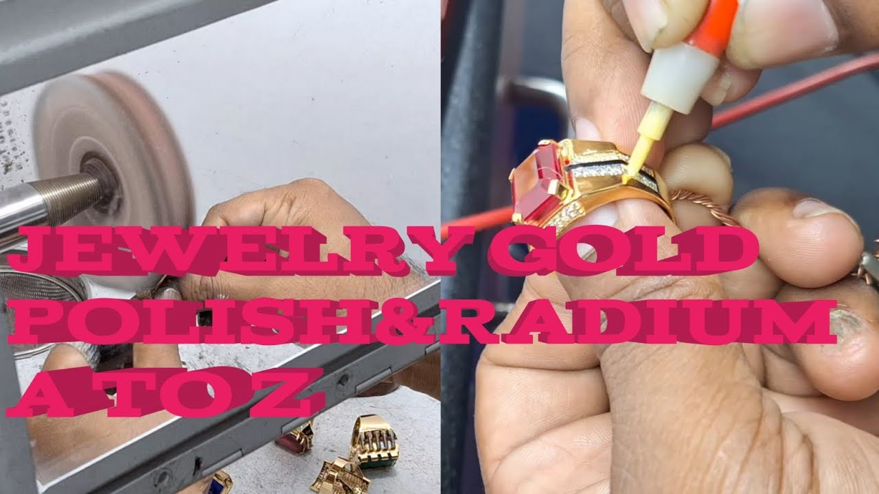 Gold jewelry polish | Radium |#Ring  #polish #Ring radium|