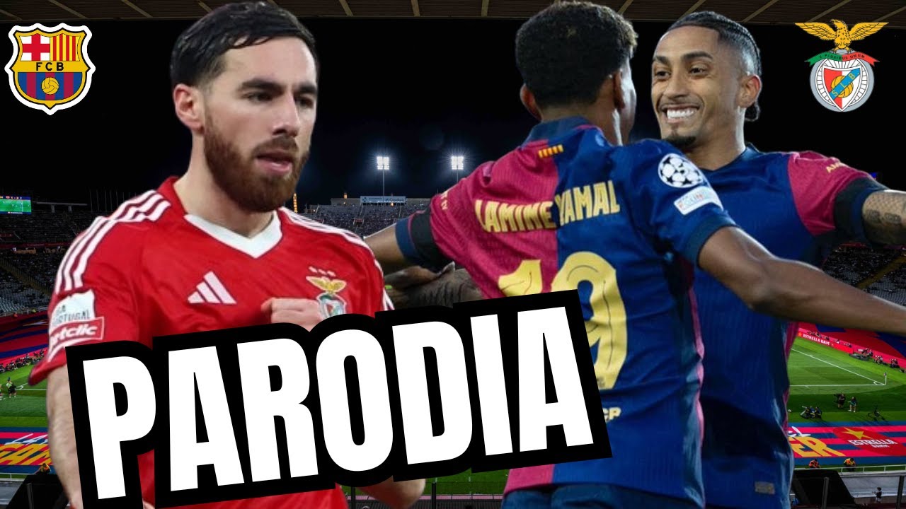 📸Canción 𝗕𝗔𝗥𝗖𝗘𝗟𝗢𝗡𝗔 vs 𝗕𝗘𝗡𝗙𝗜𝗖𝗔 3-1(4-1) OCTAVOS CHAMPIONS LEAGUE 24/25 (Parodia)