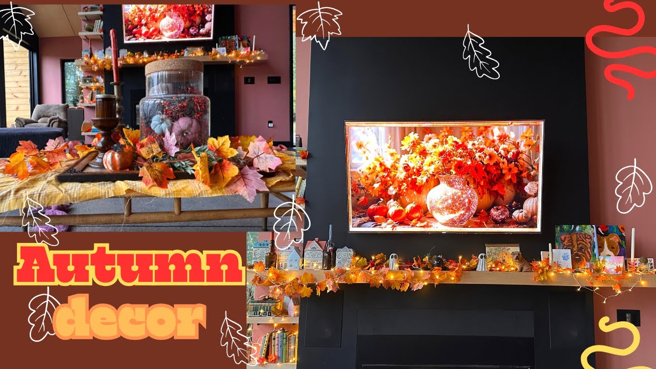 Разбираю свои осенние украшения🍂🎃